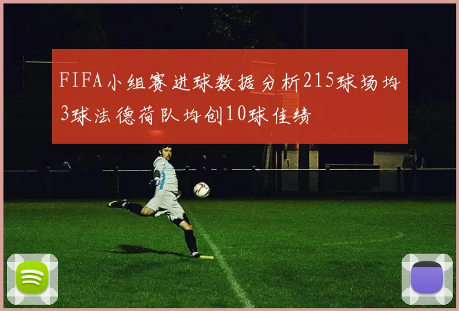 FIFA小组赛进球数据分析215球场均3球法德荷队均创10球佳绩